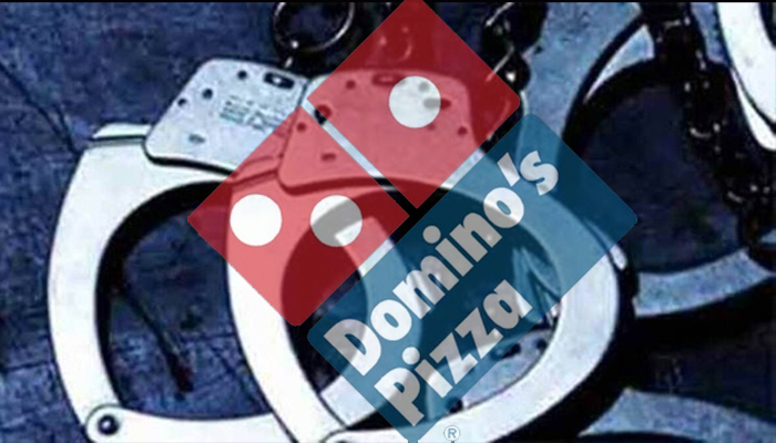 dominos pizza maneger arreted