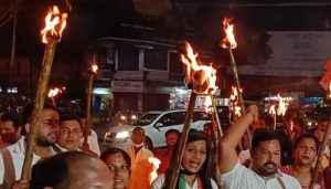 karkala congress protest