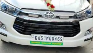 mp kumarswamy car