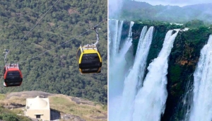 jog falls ropeway