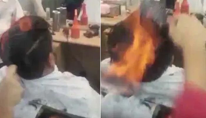 fire haircut