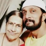 actor kiccha sudeeps mother saroja