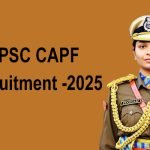 upsc capf recruitment